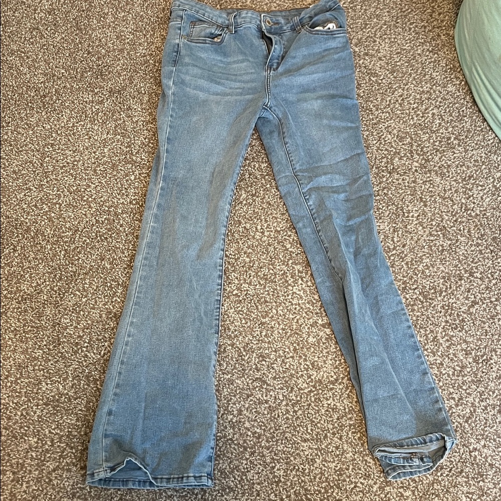 Stylish Blue Flare Women's Jeans
